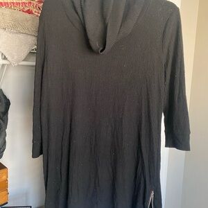 White House Black Market Gray and Black Sweater